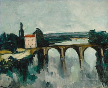 PUENTE VIEJO DE LIMAY Maurice de Vlaminck Pinturas al óleo